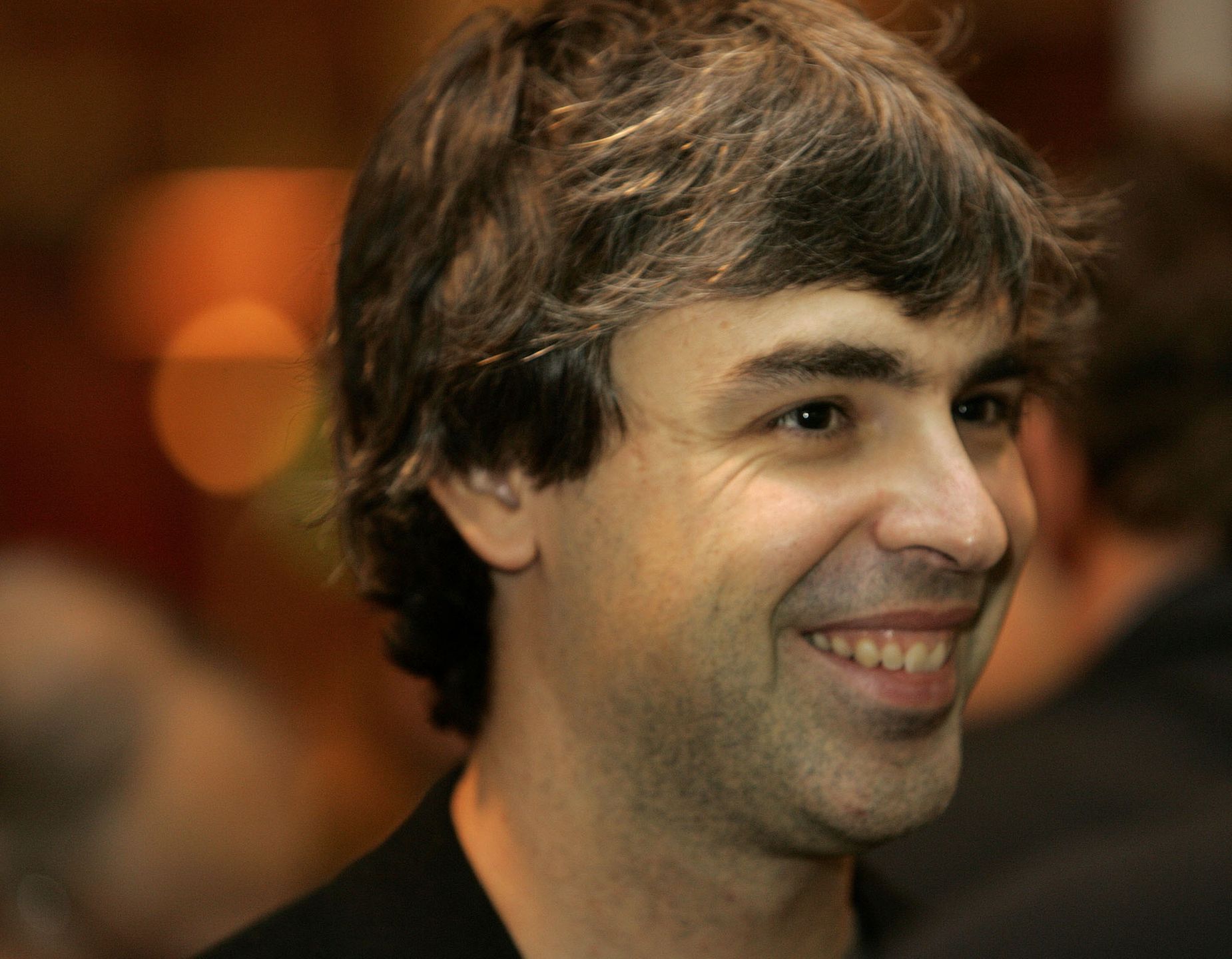 Google president and co-founder Larry Page, at the cocktail reception of the X PRIZE Foundation gala event, "Radical Benefit for Humanity" at Google headquarters in Mountain View, Calif., Saturday, March 3, 2007. (Josie Lepe/Mercury News) (Photo by Josie Lepe/MediaNews Group/Mercury News via Getty Images)