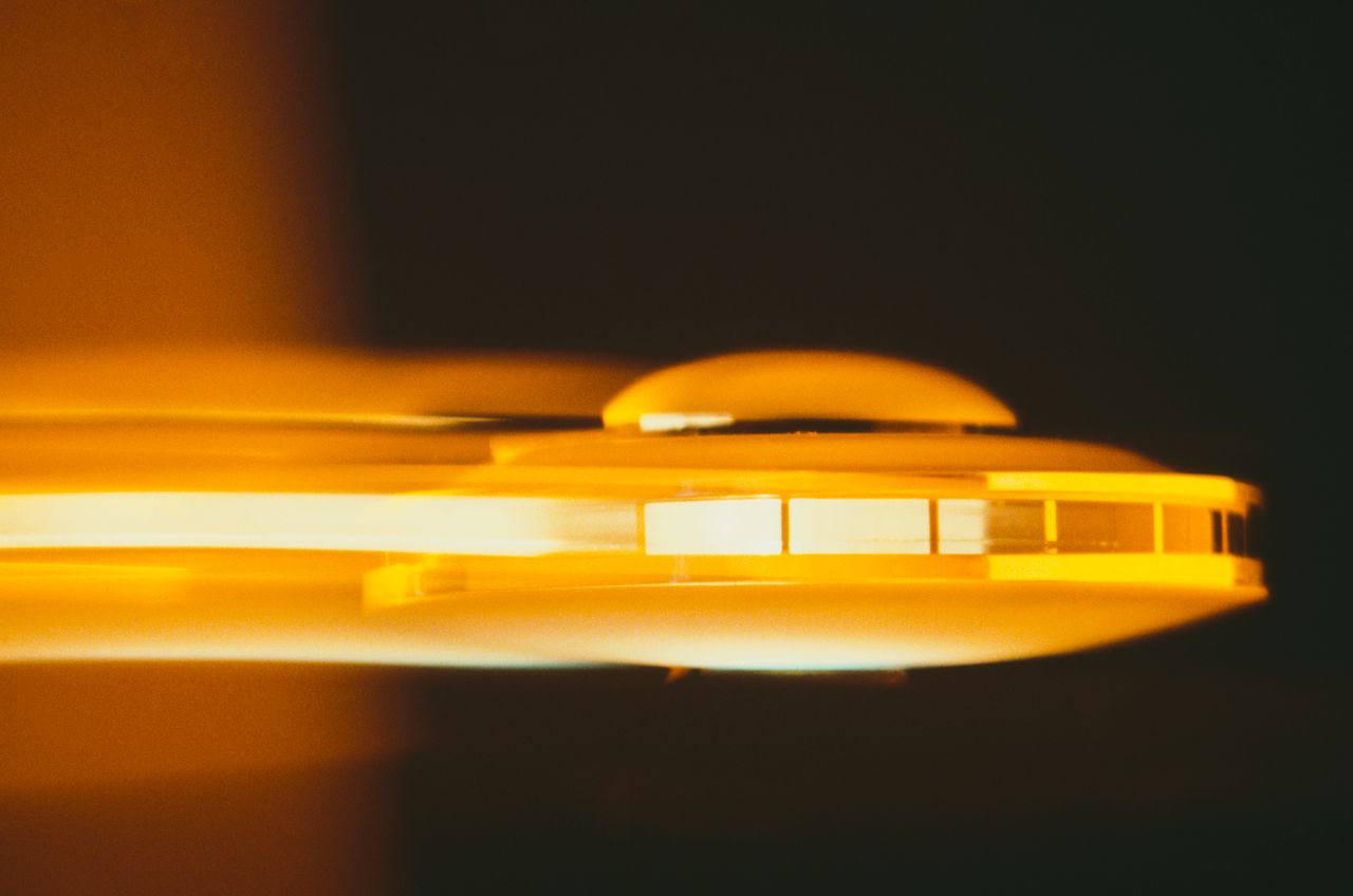Grafika koncepcyjna przedstawiająca UFO, fot. Alfred Gescheidt/Getty Images