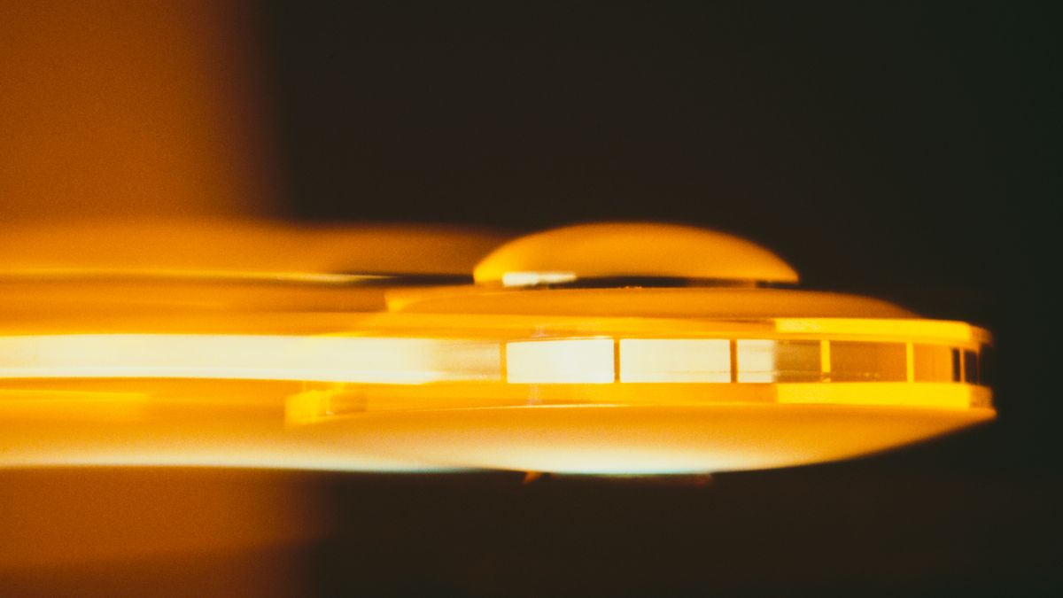 Grafika koncepcyjna przedstawiająca UFO, fot. Alfred Gescheidt/Getty Images