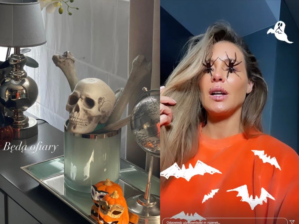 Małgorzata Rozenek szykuje się na Halloween 