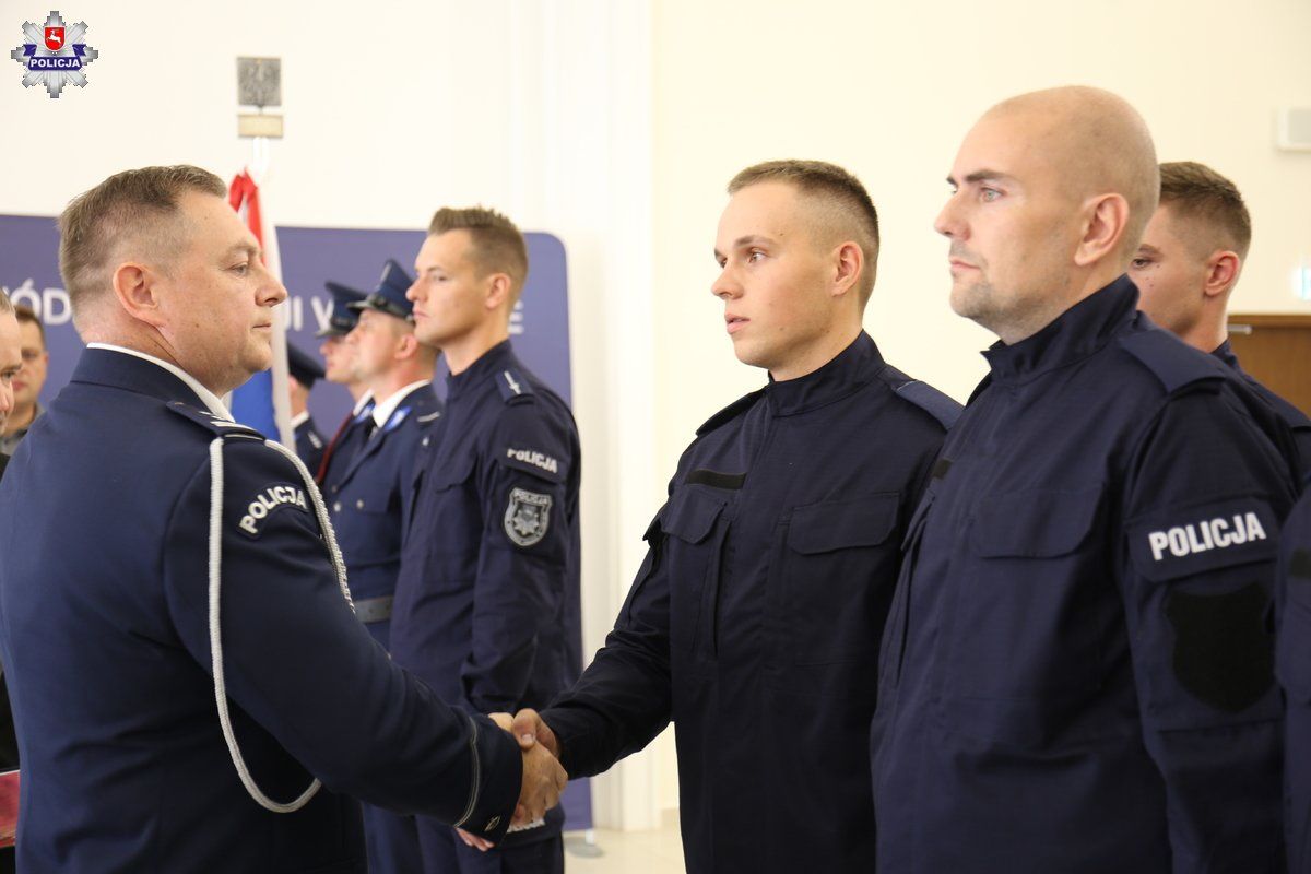 Ślubowanie nowych policjantów w Lublinie