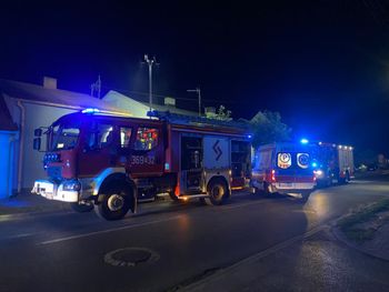 Kramsk: Ogień w piwnicy domu. Jedna osoba poszkodowana