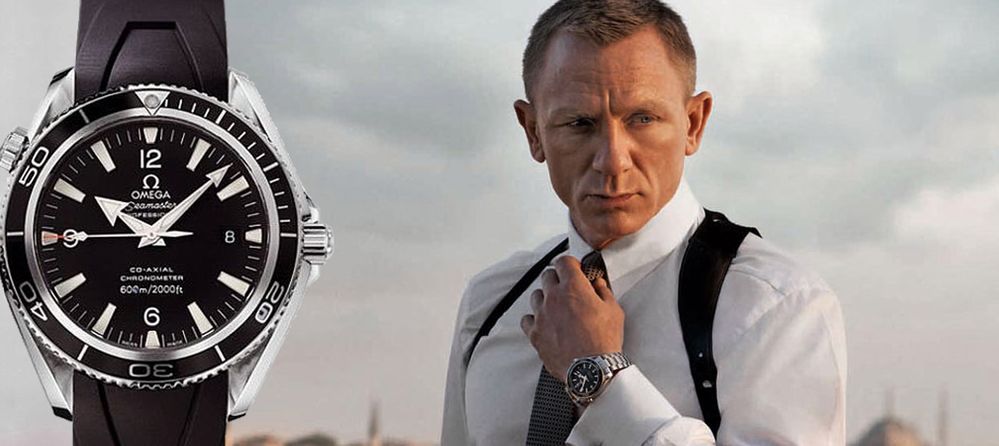 Zegarki Jamesa Bonda - od Rolexa Submarinera po Omegę Seamastera