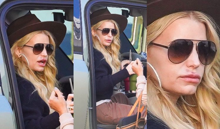 Jessica Simpson załatwia sprawunki na mieście