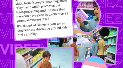 Transpłciowy mężczyzna pomaga kupić podpaski w najnowszej bajce "Baymax" na Disney+. Cenzura w Polsce!
