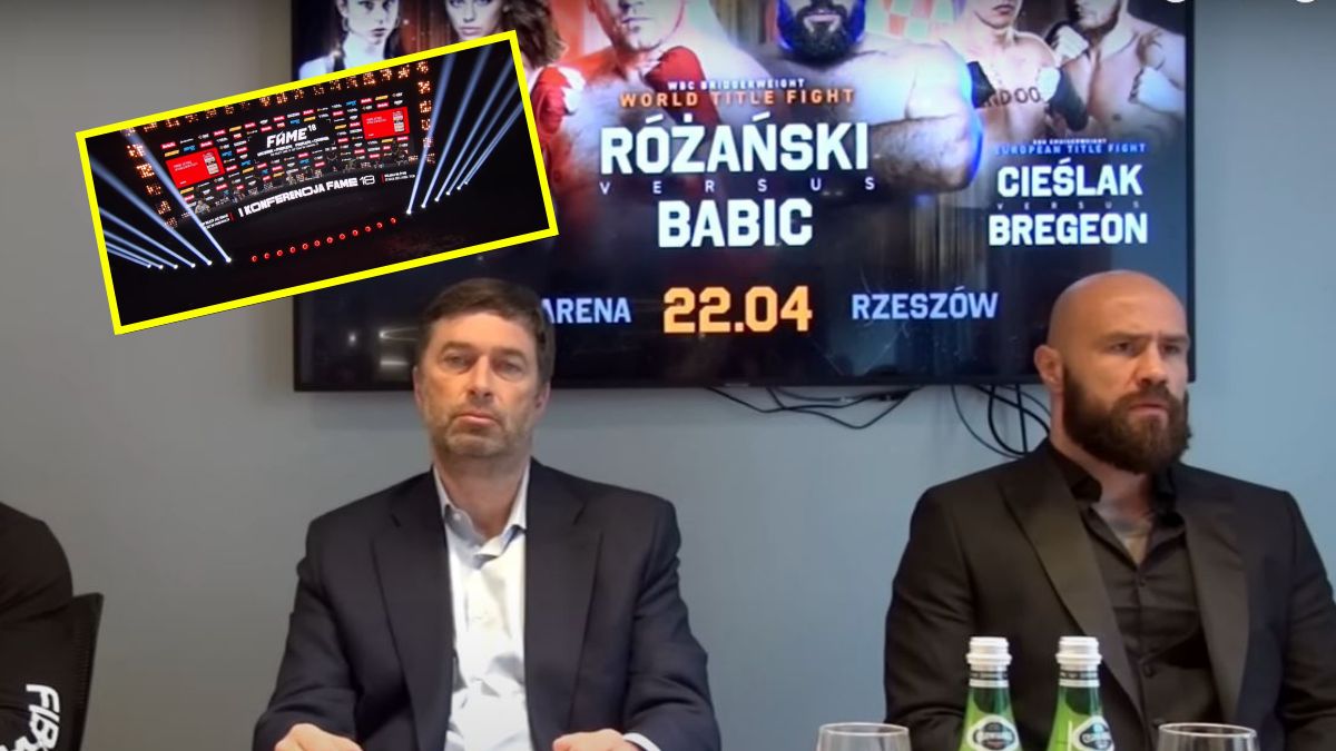 Fani śmieją się z konferencji przed Różański vs. Babić