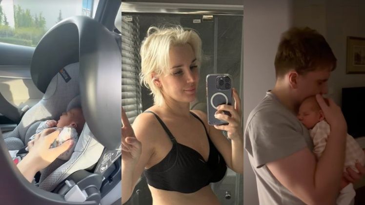 Lil Masti wyszła z córką ze szpitala