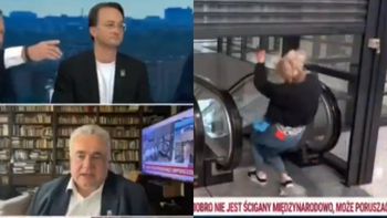 Wpadka w programie Republiki. Uderzyła głową, polityk parsknął śmiechem