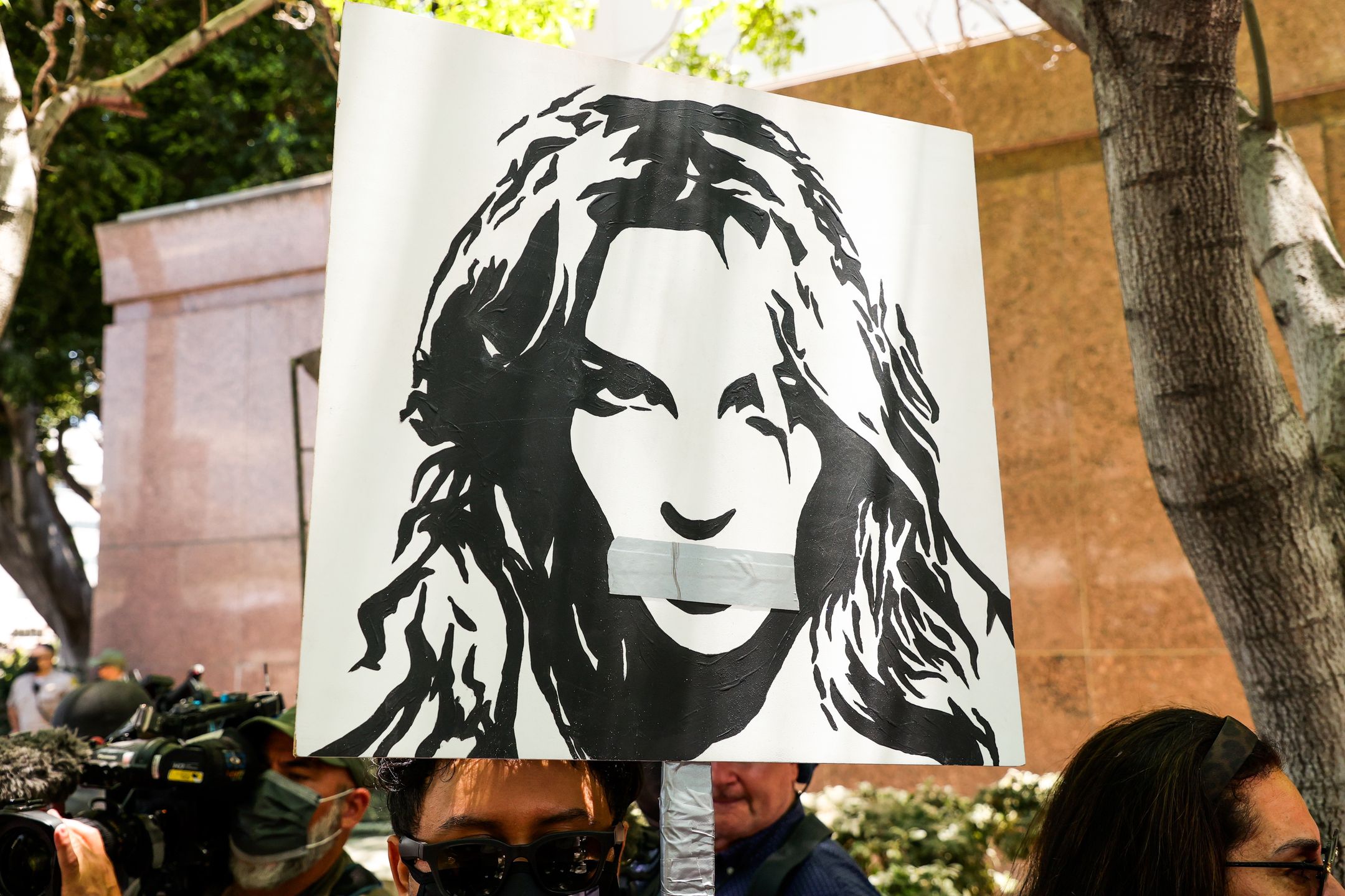 protesty w obronie Britney Spears