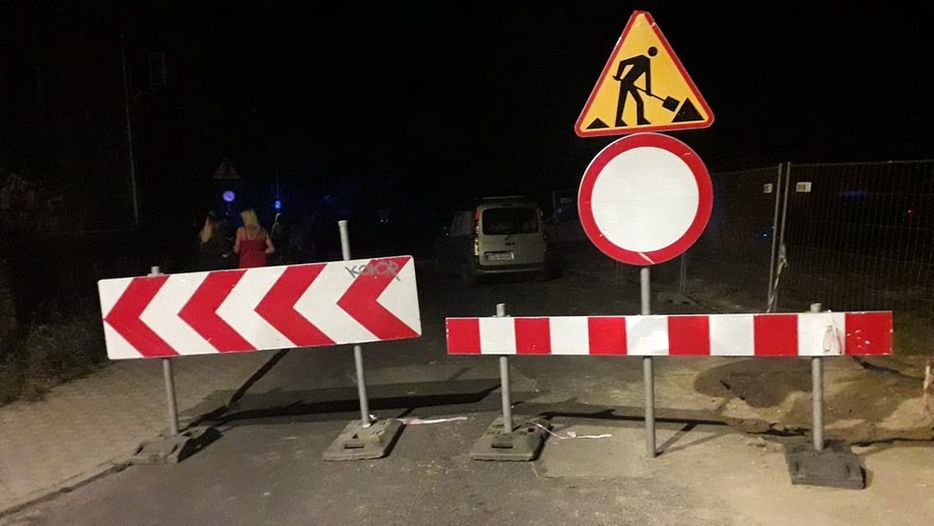 Zapadlisko, które znajduje się w śródmieściu, zostało zabezpieczone