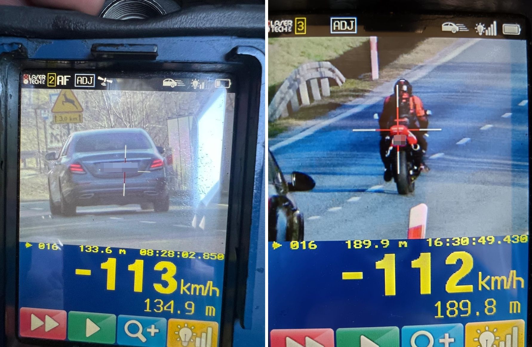 Pomiary z minusem, czyli oddalających się pojazdów