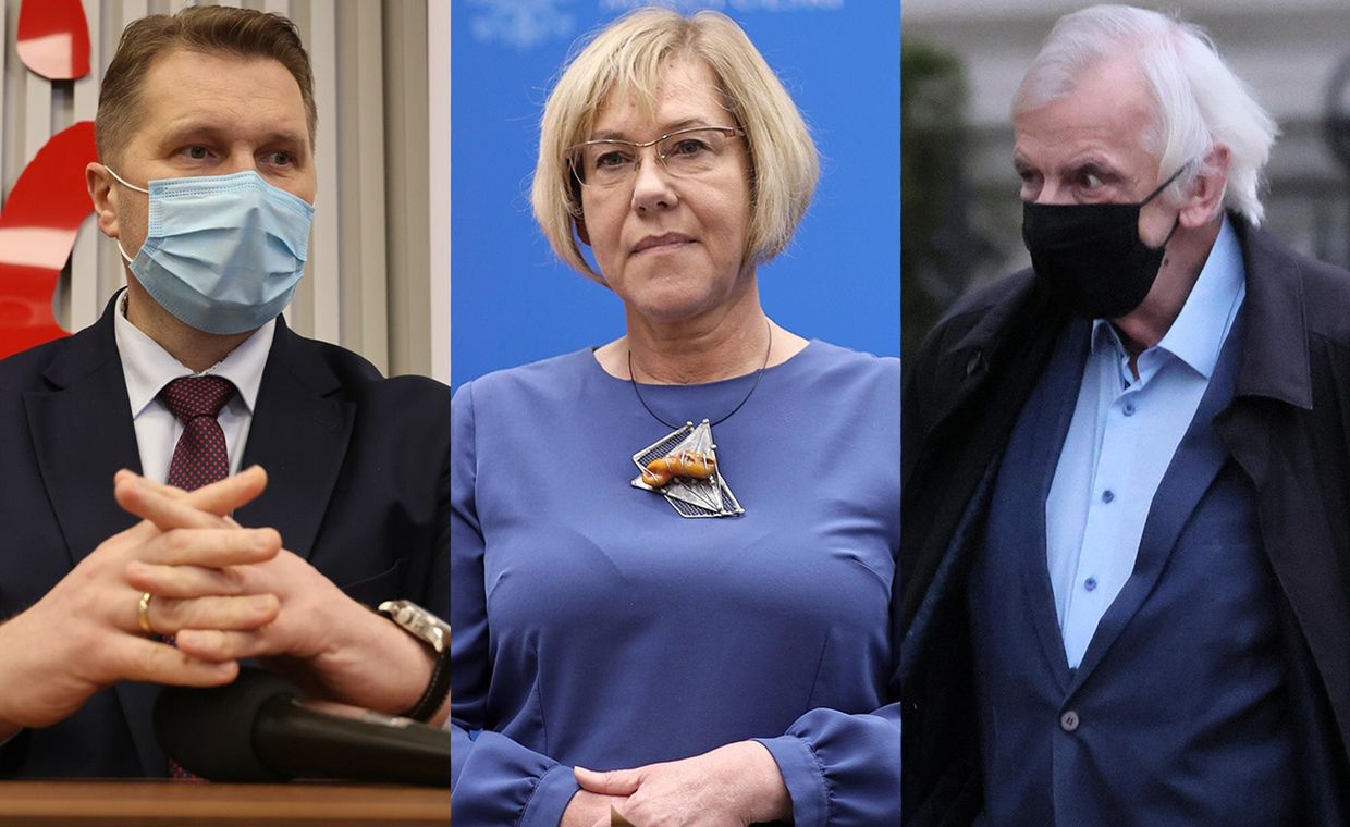 Przemysław Czarnek i Ryszard Terlecki stanęli murem za kurator Barbarą Nowak.