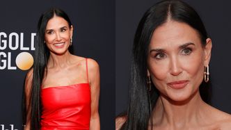 Odmieniona Demi Moore śle uśmiechy ze ścianki festiwalu filmowego w Toronto. Fani się niepokoją: "Jest piękna, ale powinna przystopować"