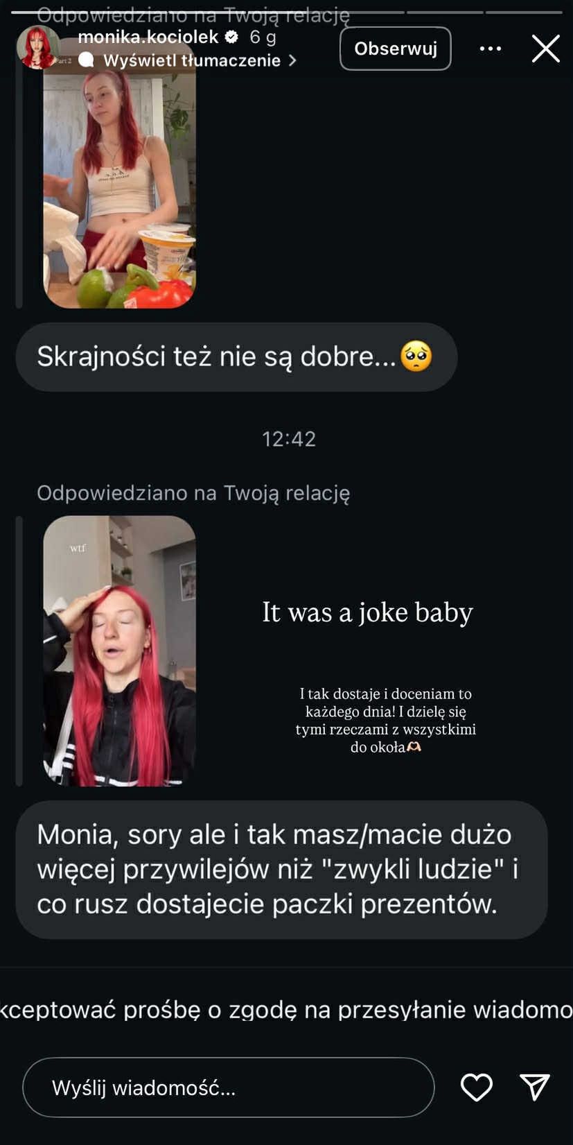 Monika Kociołek nie dostała paczki od Apple. Jest zła na firmę?
