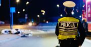 Ruda Śląska: Pijany motocyklista "przeleciał" przez rondo. W wypadku ciężko ranna została pasażerka