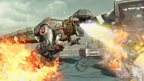 Transformers: Upadek Cybertronu gra screen ogień