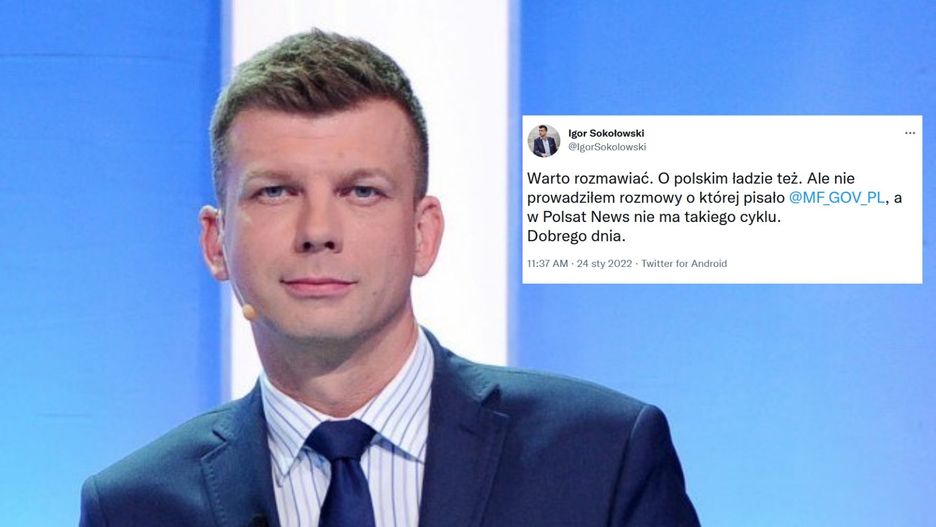 Igor Sokołowski zdementował informacje Ministerstwa Finansów 