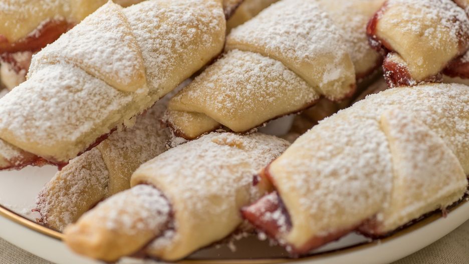 Rogaliki z ciasta serowego