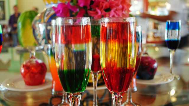 Oryginalne letnie drinki z palemką 1