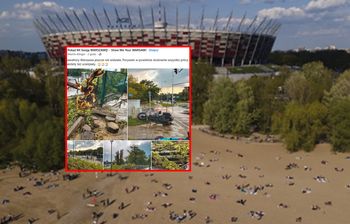 "Takiej nawałnicy Warszawa jeszcze nie widziała". Wiatr łamał drzewa
