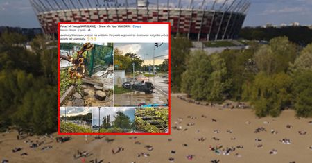 Nawałnica w Warszawie. Pokazali zdjęcia zniszczeń
