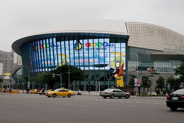 Ekrany na ścianie Taipei Arena