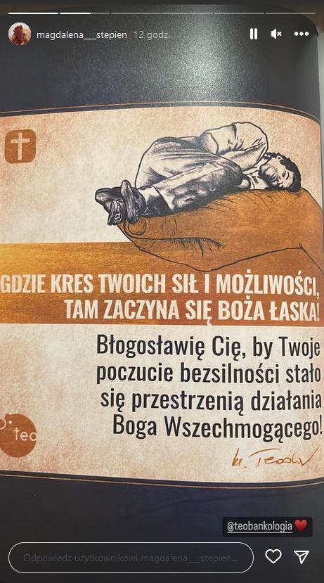 Magdalena Stępień wspomina grudzień zeszłego roku