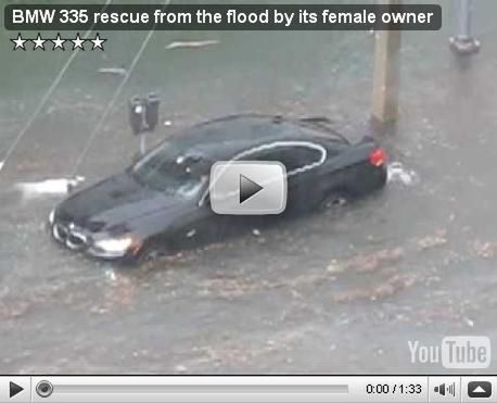 Zdesperowana kobieta ratuje swoje BMW