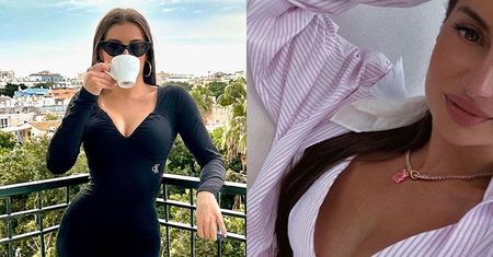 Niewzruszona aferą Natalia Janoszek wypoczywa w "męskiej piżamce" i wysyła fanom zalotne uśmiechy (FOTO)