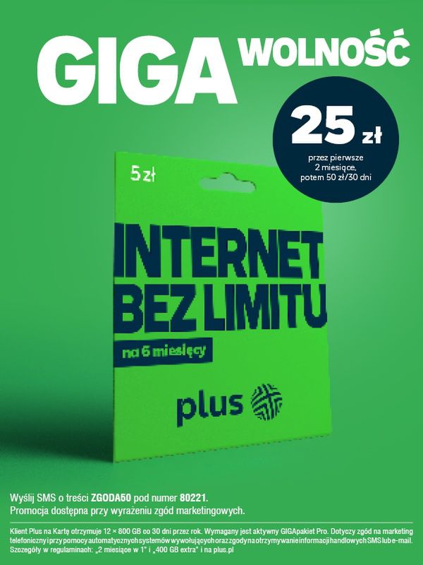 Starter Plus na kartę