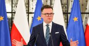 "Za długo próbowano dzielić". Marszałek Sejmu wystąpił z orędziem