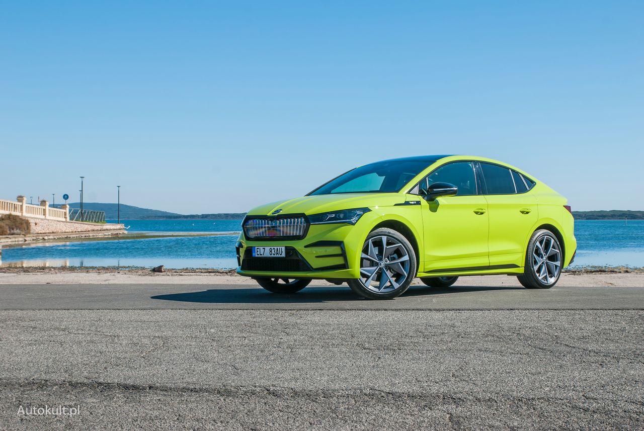 Pierwsza jazda: Škoda Enyaq coupe RS iV - "więcej" nie znaczy "lepiej"