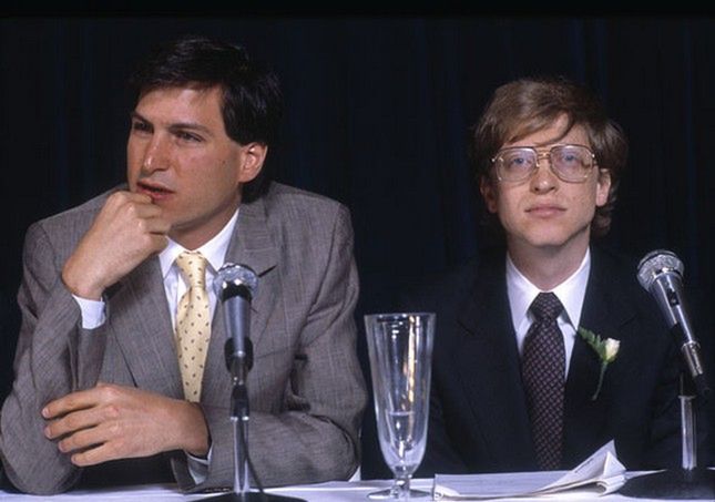 Steve Jobs i Bill Gates - czas owocnej współpracy