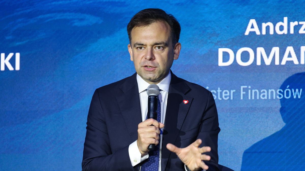 Minister finansów Andrzej Domański
