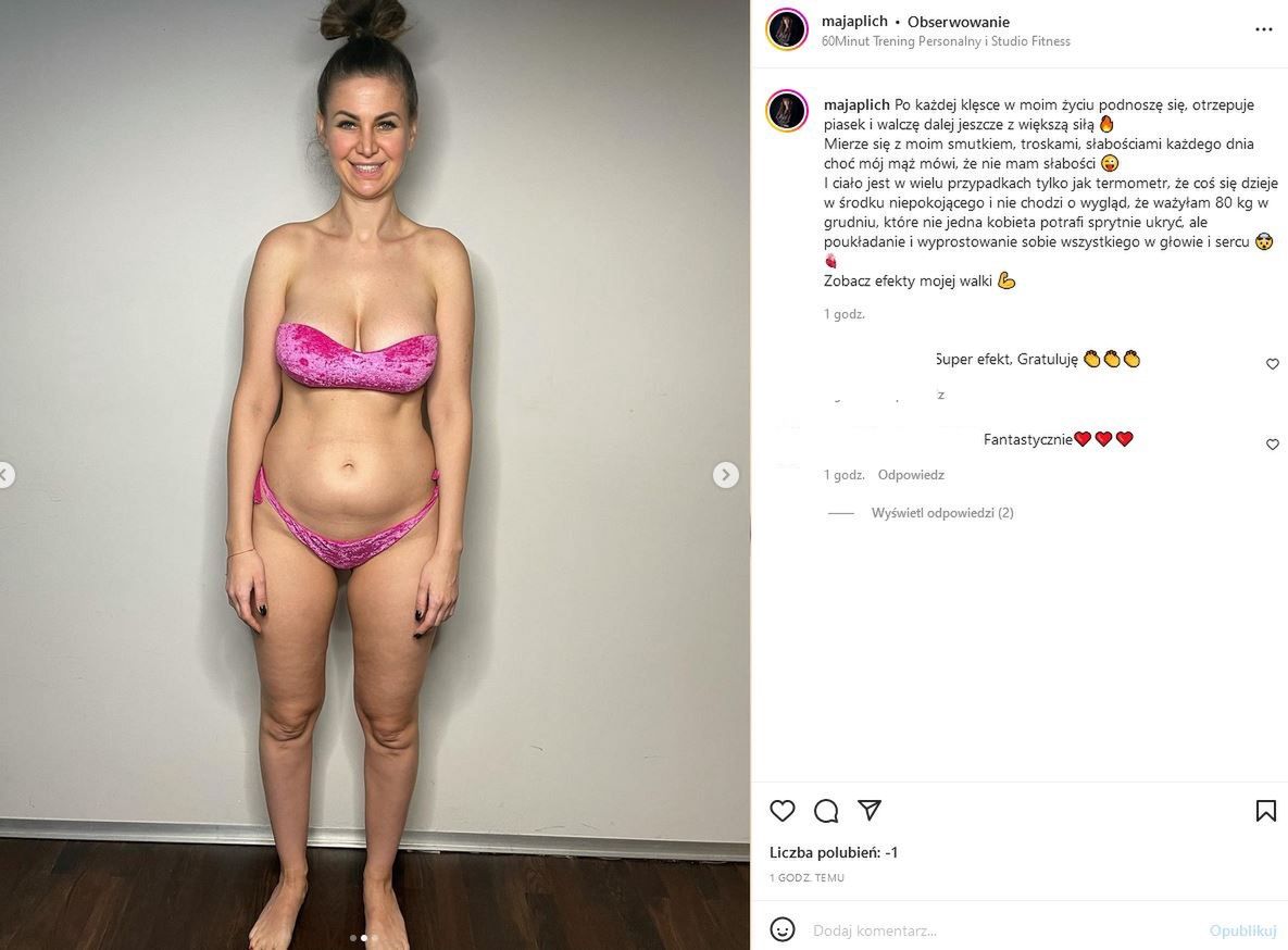 Maja Rutkowski chwali się metamorfozą