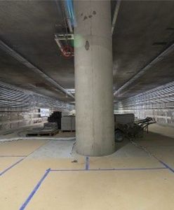 Warszawa. Rekonesans po budowie stacji metra. C20 Kondratowicza zaprasza