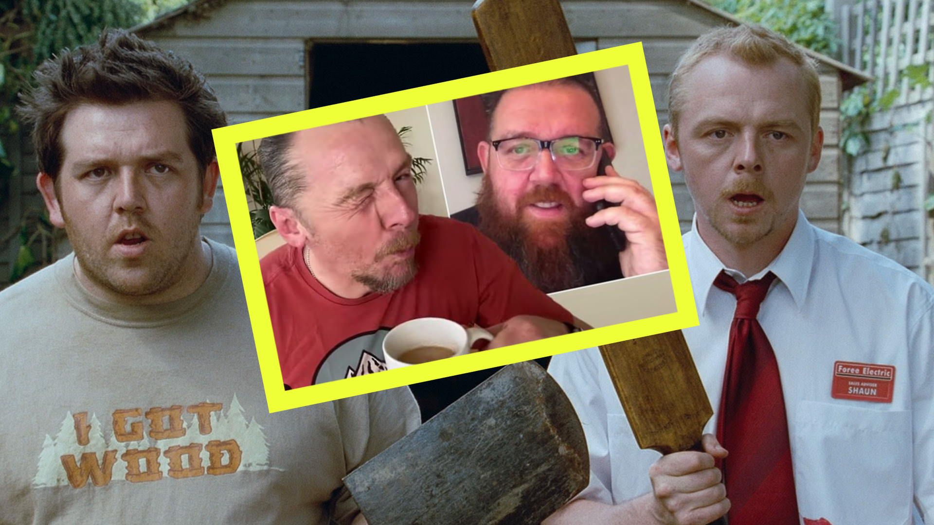 "Jaki jest plan?". Pegg i Frost powtórzyli słynną scenę
