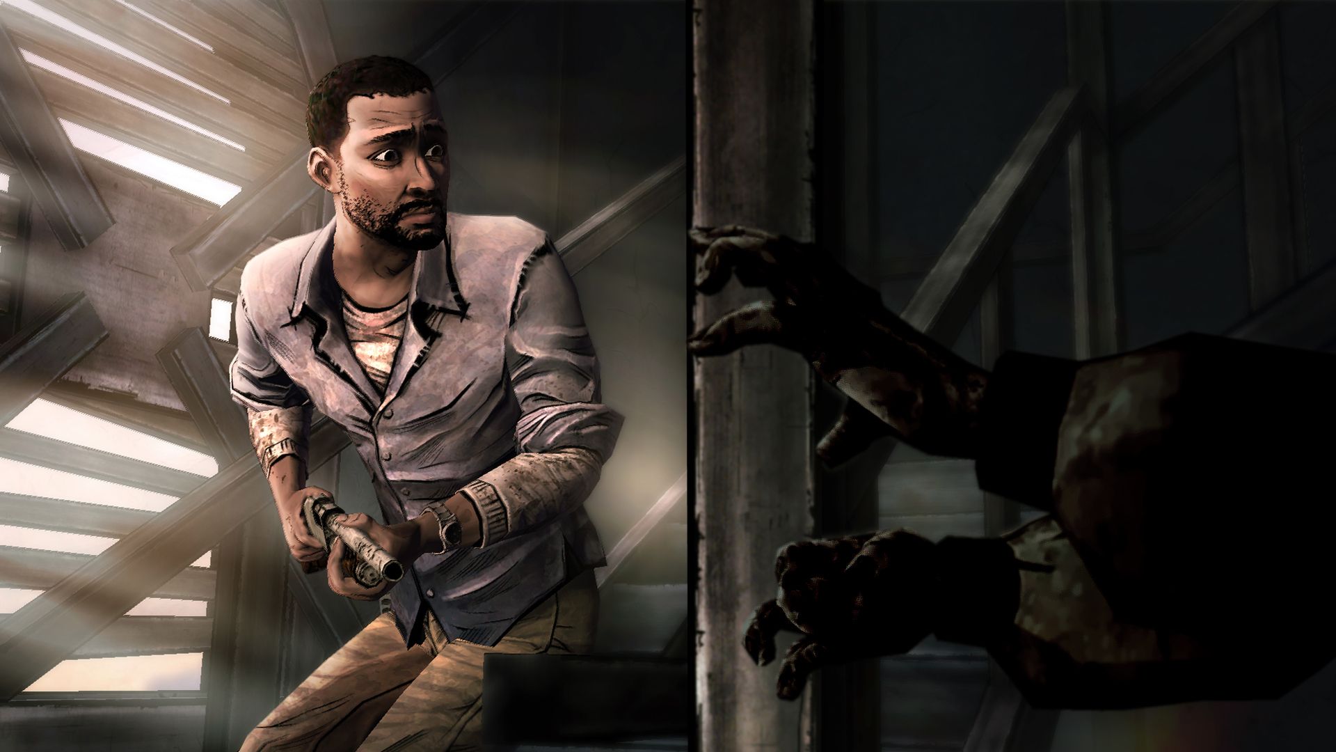 Grafika z gry "The Walking Dead" 