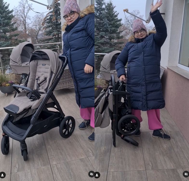 Dominika Gwit pokazała wózek syna