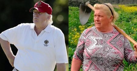 Hiszpańska rolniczka wygląda jak... Donald Trump!