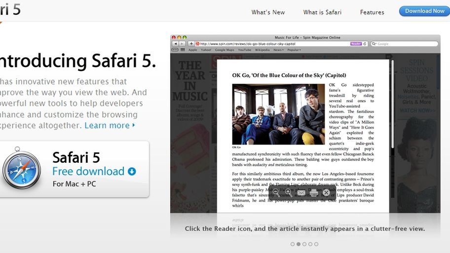 Safari 5 dla Windowsa i Mac'a już jest dostępna 1