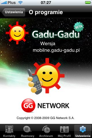 Nieoficjalnie o Mobilnym Gadu-Gadu na iPhona 1
