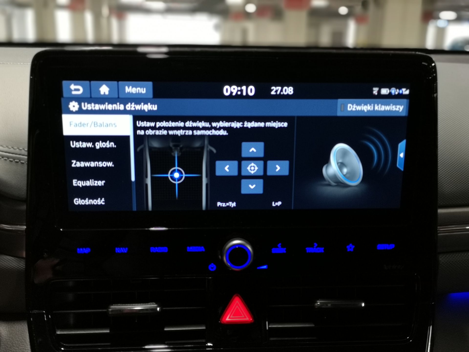 Hyundai Ioniq Electric: System zarządzania energią i audio Infinity 22