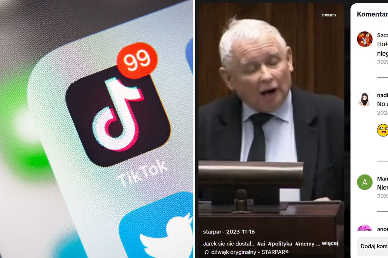 TikTok, zrzut ekranu