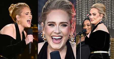 Adele prezentuje wąską talię i bogatą mimikę na koncercie w Londynie. Już nie gwiazdorzyła? (ZDJĘCIA)