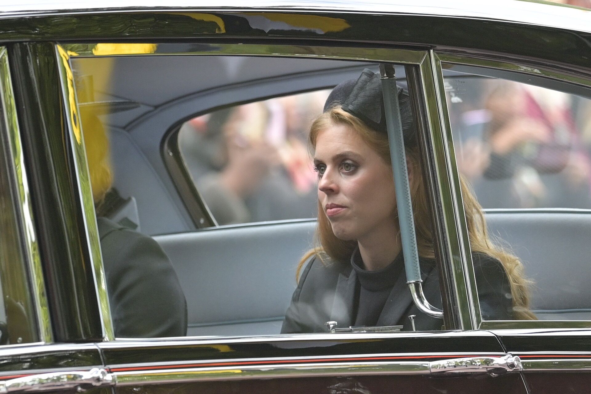 Księżniczka Beatrycze po pogrzebie królowej Elżbiety II