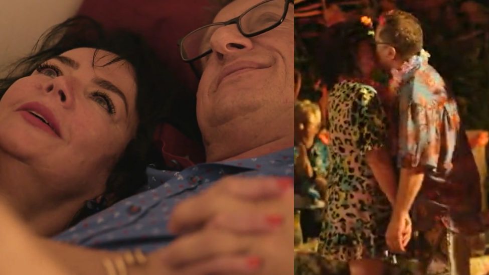 Romans Emilii i Henryka w "Sanatorium miłości". Całowali się