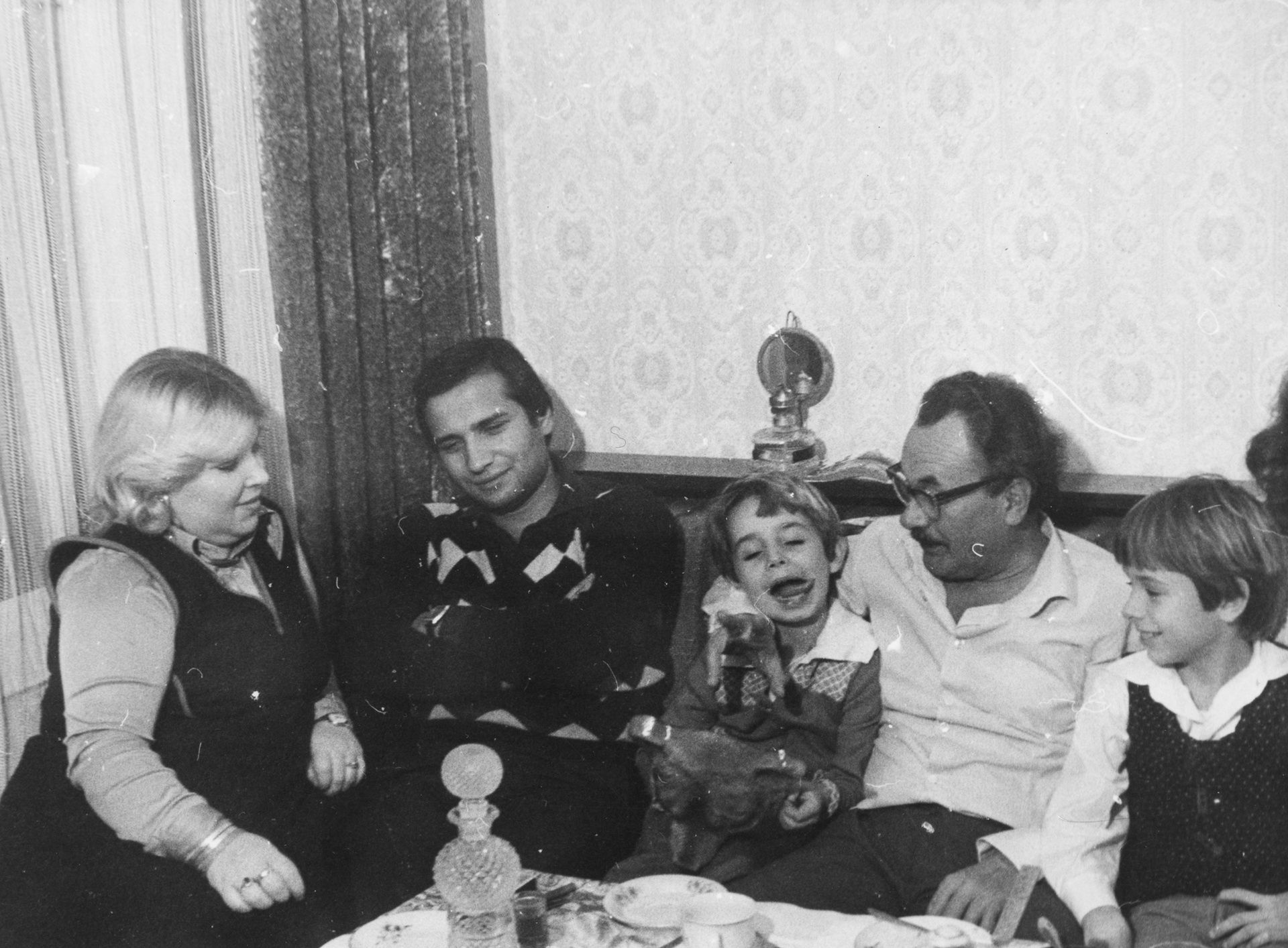 Radek z rodziną w Bułgarii w latach 80. 