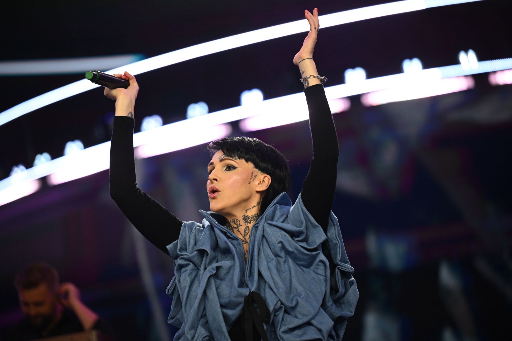 Agnieszka Chylińska na festiwalu w Sopocie