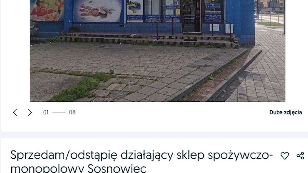 Serwisy pełne są ogłoszeń, w których właściciele sklepów szukają chętnych na przejęcie ich interesu